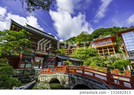 Saga Kashima Yutoku Inari Shrine Tower Gate and Main Building Kashima City, Saga Prefecture 131682813