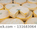 Reblochon cheese as a background 131683064