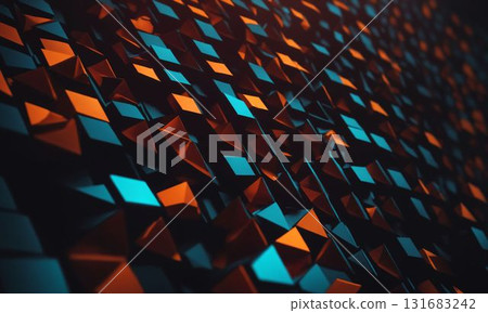 Blue space abstract Blue space abstract 131683242
