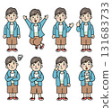 People material Boy Boy Elementary school student Family 131683733