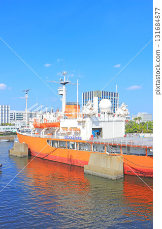 愛知縣名古屋市南極考察船「富士號」的景色 愛知縣名古屋市南極考察船「富士號」的景色 131684877