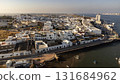 Aerial view of Ayamonte in Andalucia in Spain  Aerial view of Ayamonte in Andalucia in Spain  131684962