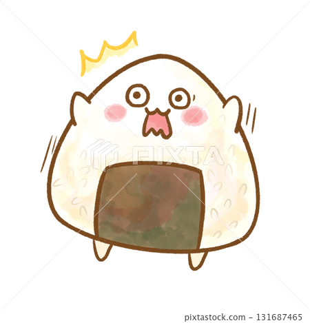 驚訝的飯糰角色 驚訝的飯糰角色 131687465