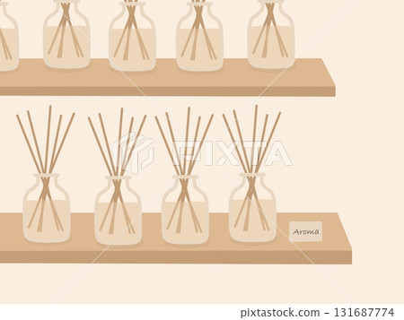 Aroma diffuser section of the store Aroma diffuser section of the store 131687774