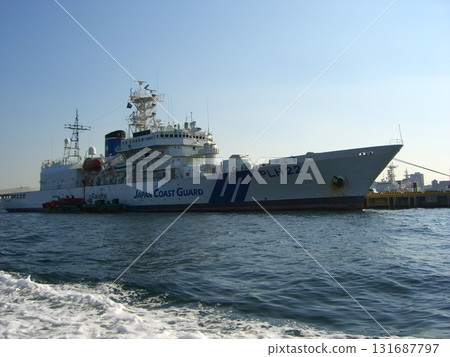 The Japan Coast Guard patrol boat The Japan Coast Guard patrol boat 131687797