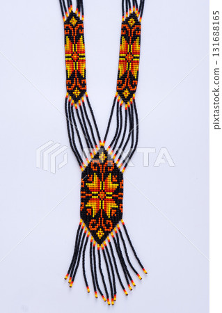 Ukrainian Gerdan - costume jewelry, bead necklace. 131688165
