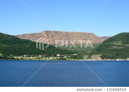 Bonne Bay and Tablelands in Gros Morne National Park Canada 131688310
