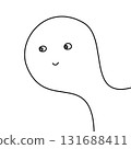 一張好奇地窺視的臉 131688411