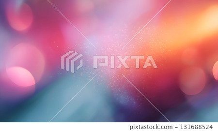 Blurred gradient background with soft glowing colors and dreamy tones. 131688524