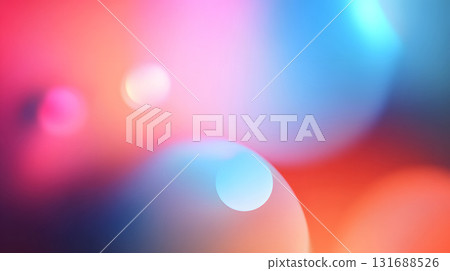 Blurred gradient background with soft glowing colors and dreamy tones. 131688526