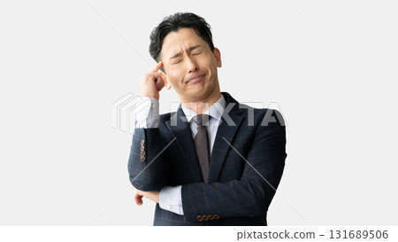 男性商人的思考 131689506