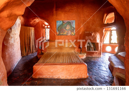 Unique earthen architecture of Casa Terracota in Villa de Leyva. Boyaca, Colombia 131691166