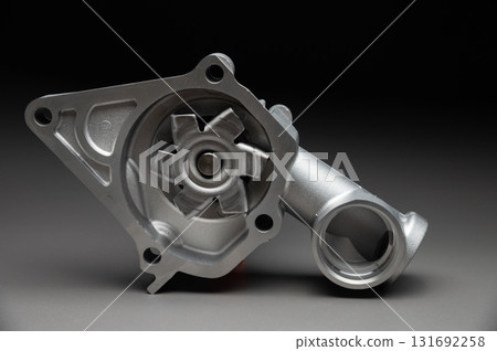 New parts for engine cooling system repair. Water pump for pumping coolant within the engine. New parts for engine cooling system repair. Water pump for pumping coolant within the engine. 131692258