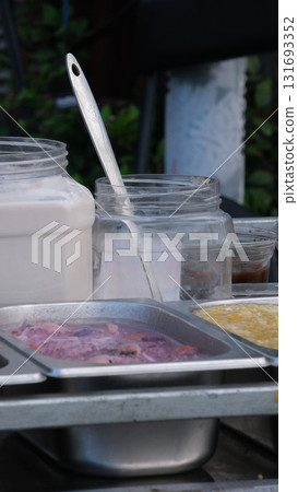 street vendor, food photography, arancini 131693352