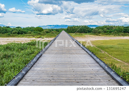 上津屋橋（流水橋），京都府八幡市木津川上的木橋 131695247