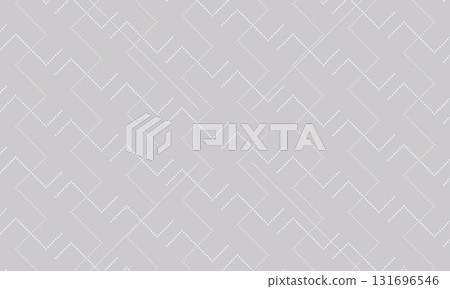 A modern gray background with a vertically connected swastika pattern of square dots 131696546