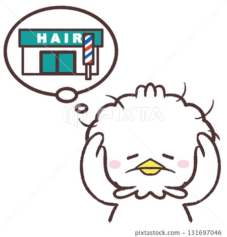 一隻想去美容院的白鳥的插圖 131697046