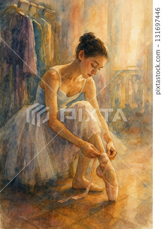 舞前的光　芭蕾舞者的準備時刻 131697446