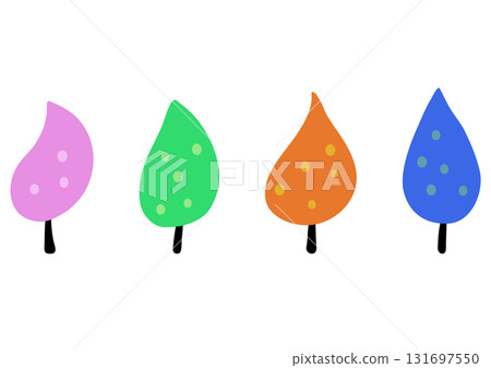 Cute geometric background - Pastel 131697550