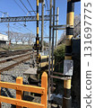 A scenery of a railroad crossing 131697775