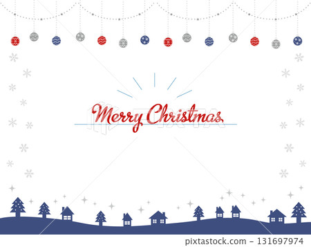 Stylish Christmas frame Stylish Christmas frame 131697974