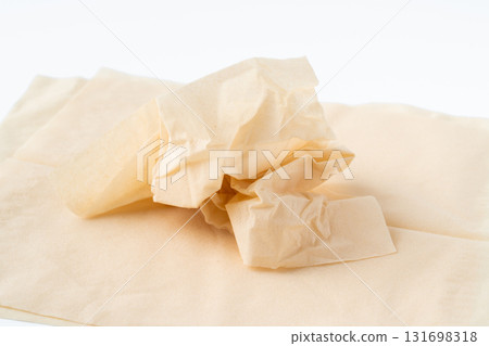 Close-up of bamboo tissue paper 131698318