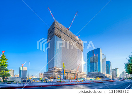 Large-scale redevelopment of Tokyo Takanawa Gateway 131698812