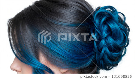 Gradient color woman 131698836