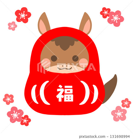 Daruma for the Year of the Horse 131698994