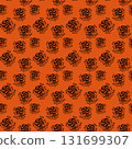 Halloween Seamless Patterns Orange Black Digital Paper 131699307