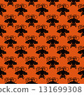 Halloween Seamless Patterns Orange Black Digital Paper 131699308