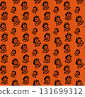 Halloween Seamless Patterns Orange Black Digital Paper 131699312