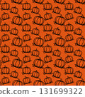 Halloween Seamless Patterns Orange Black Digital Paper 131699322