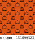 Halloween Seamless Patterns Orange Black Digital Paper 131699323