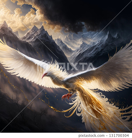 金鳳凰、火鳥飛行、生成式人工智慧影像 金鳳凰、火鳥飛行、生成式人工智慧影像 131700304