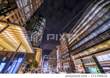 Tokyo cityscape, Japan, October 3rd. Tokyo Nihonbashi Tower and Nihonbashi Takashimaya, connected to Nihonbashi Station (Exit B6), etc. Tokyo cityscape, Japan, October 3rd. Tokyo Nihonbashi Tower and Nihonbashi Takashimaya, connected to Nihonbashi Station (Exit B6), etc. 131700616