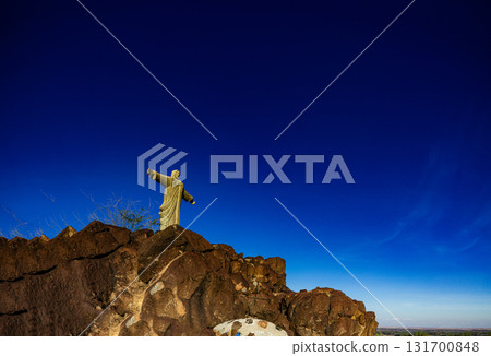 Christ Redeemer Jesus Hill Lodwar Town Turkana Kenya East Africa Landscape Hills Tower Statue 131700848