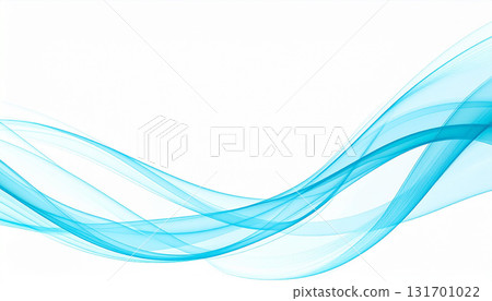 用藍色波浪線繪製的令人耳目一新的抽象背景 131701022