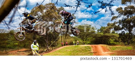 Motorcycle Motorbike Motorcross Racing Competition Adventure Motorsport 131701469