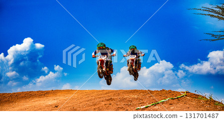 Motorcycle Motorbike Motorcross Racing Competition Adventure Motorsport 131701487