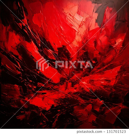 沐浴在強烈紅光中的充滿激情的抽象場景 131701523