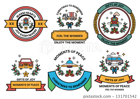 The image is a collection of six different designs 131701542
