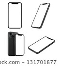 iPhone 風格的智慧型手機螢幕框架 131701877