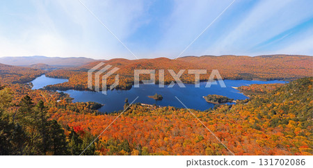 Mont Tremblant Natural Park with Lake Monroe in autumn, Canada Mont Tremblant Natural Park with Lake Monroe in autumn, Canada 131702086