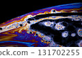 Macro photo of colourful pastel swirly patterns of a soap bubble 131702255