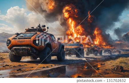 自衛隊人員發射砲彈 131702632