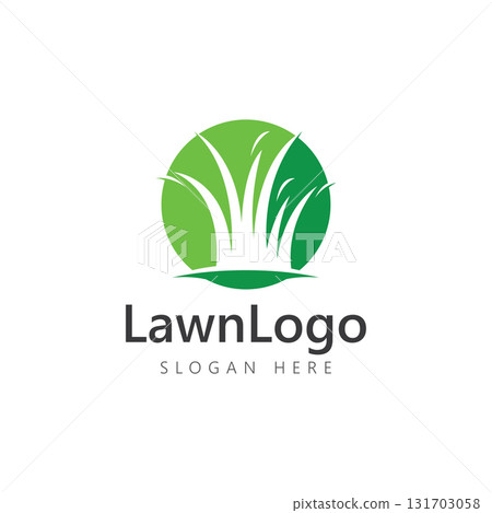 Lawn logo vector design concept nature 131703058