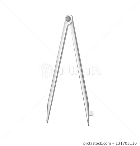 Illustration of drawing compass 131703110