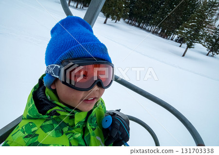 skiing, ski resort, baby boy 131703338