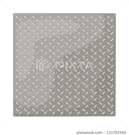 Illustration of steel checker plate Illustration of steel checker plate 131703568